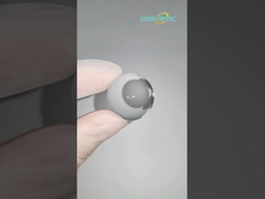 Lentille de verre sphérique UV FS revêtue de MgF2 Lentille double convexe avec monture fixe