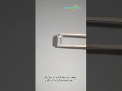 BK7 Lentille à bâton de sourire collimante focalisant sphérique Lentille cylindrique